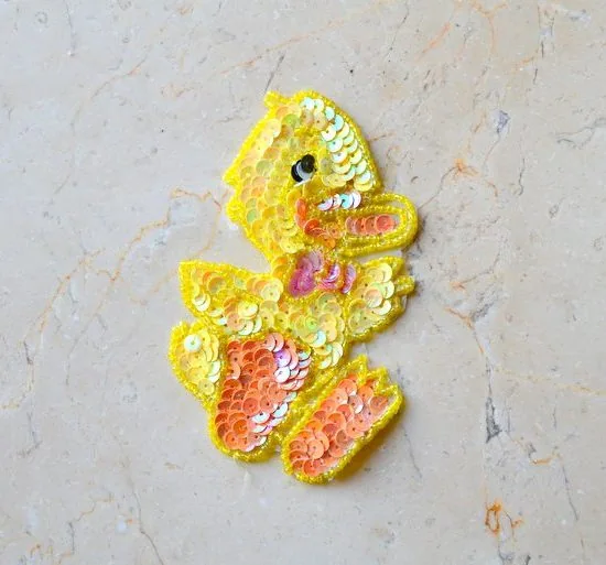 Little Duck Sequin Applique