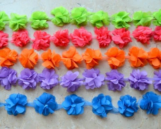 Chiffon Flutter Trim (Color Set 2)