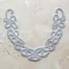 Chevelle Rounded Rhinestone Collar Applique (Iron-On)