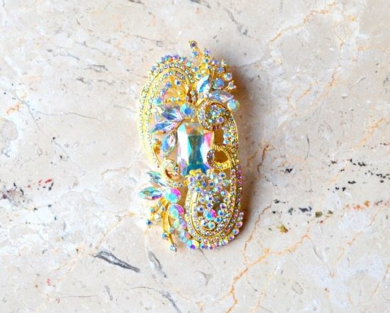 Ultra Lush Rhinestone Brooch