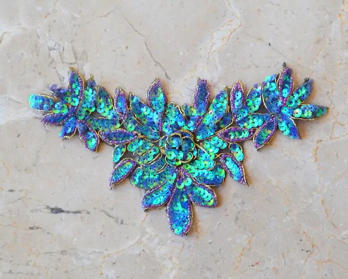 Purple/Iridescent Blue/Gold