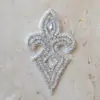 Audra Emblem Rhinestone Applique