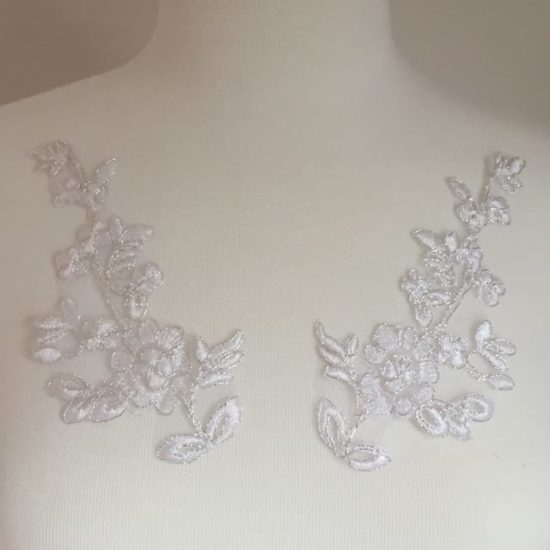 Matching Joy Embroidered Lace Applique
