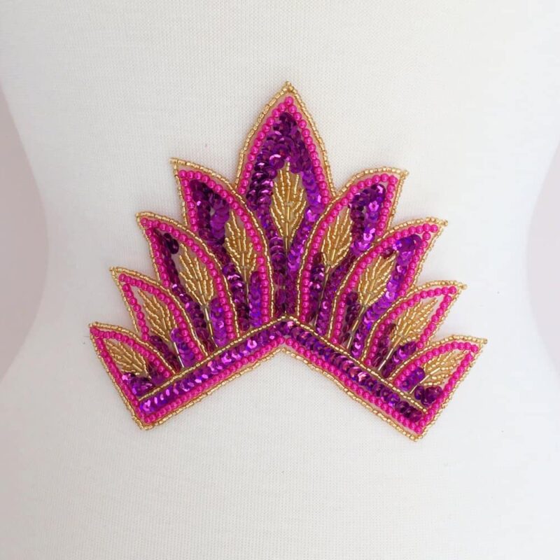Tara Beaded Sequined Applique Tara Beaded Sequined Applique
