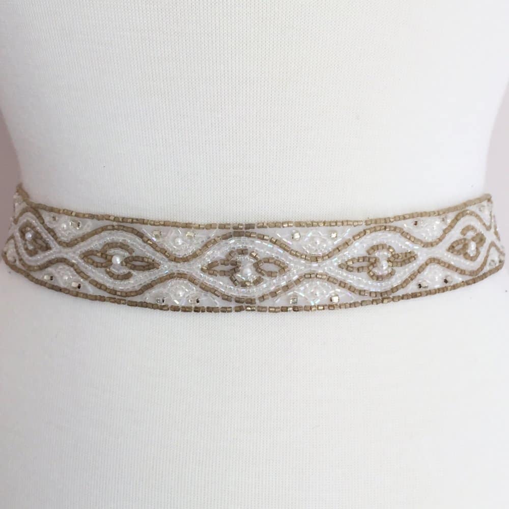 Iridescent White/Beige