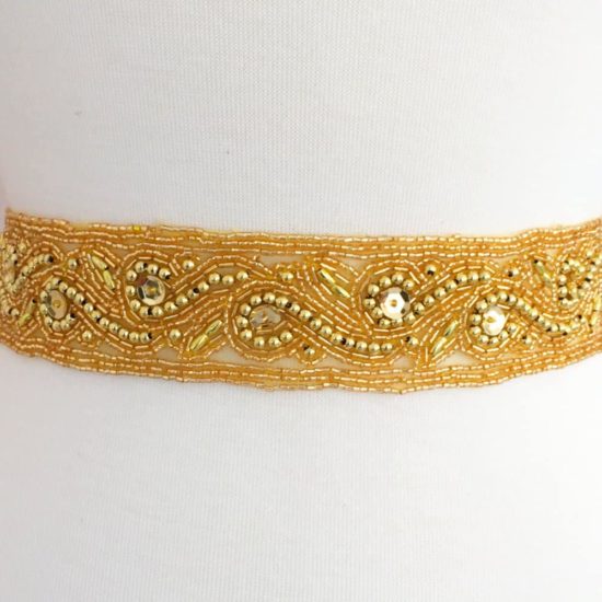 Wide Deborah Beaded Band