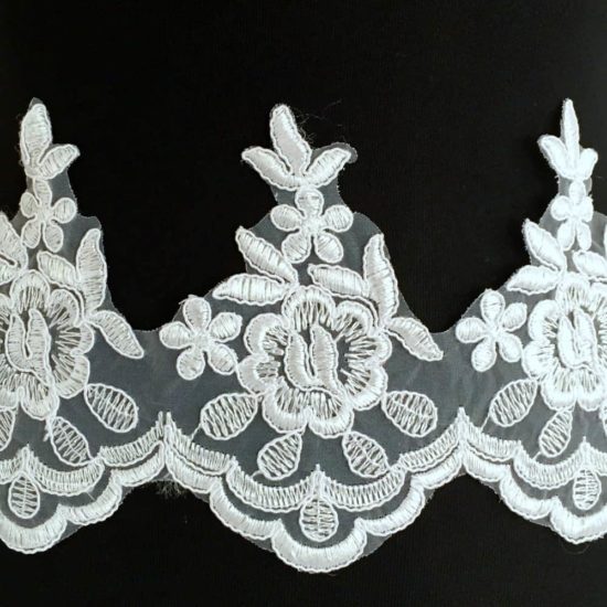 Philomena Scallop Lace Trim