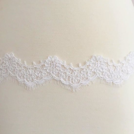 Isabella Re-Embroidered Lace Trim