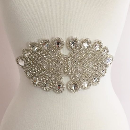 Spades Rhinestone Applique (Iron-On)