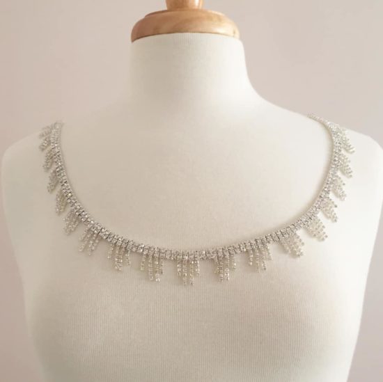 Petit Fringe Rhinestone Chain