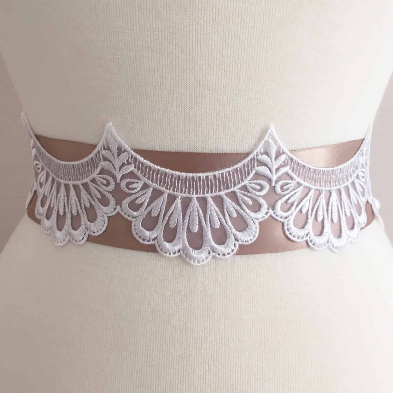 Classic Scallop Organza Lace Trim Classic Scallop Organza Lace Trim