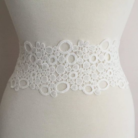 Circles Cotton Lace Trim