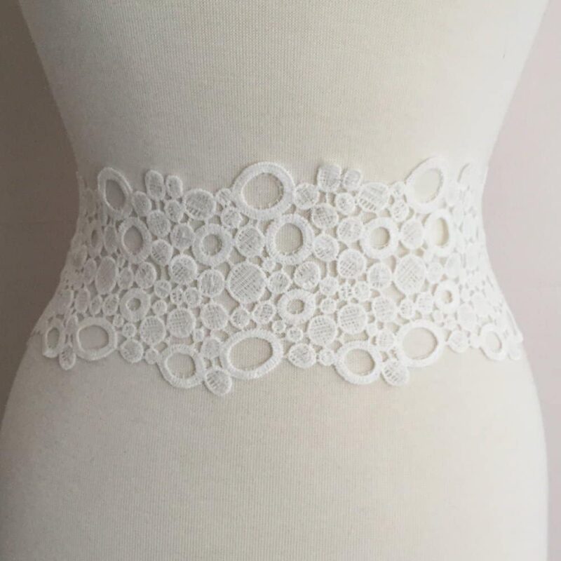 Circles Cotton Lace Trim Circles Cotton Lace Trim