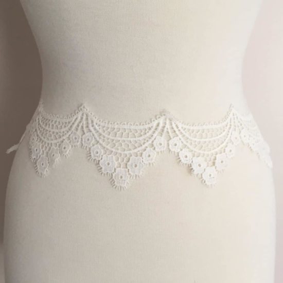 Vintage Style Scallop Cotton Lace Trim