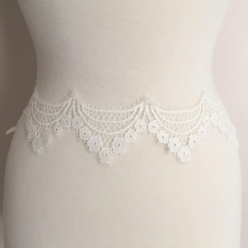 Vintage Style Scallop Cotton Lace Trim Vintage Style Scallop Cotton Lace Trim