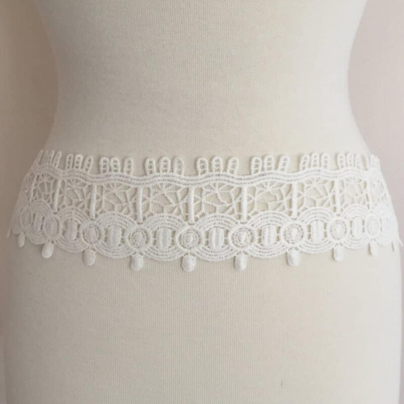 Art Deco Cotton Lace Trim Art Deco Cotton Lace Trim