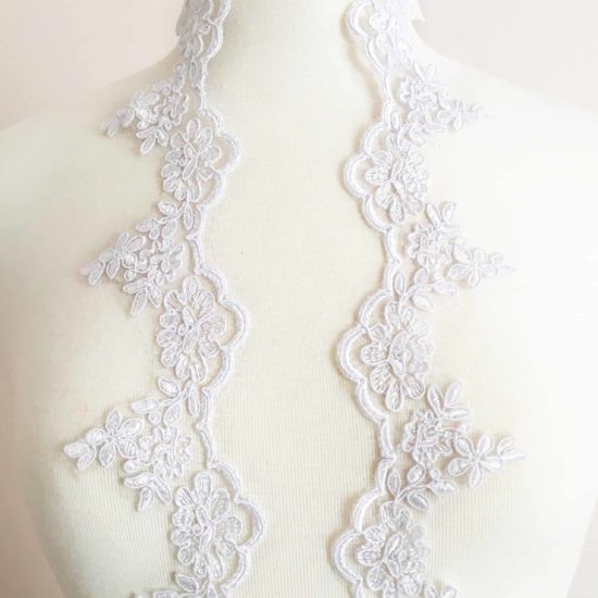 Rochellina Re-Embroidered Lace Trim