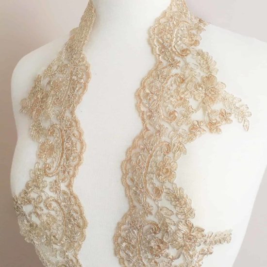 Jillian Re-Embroidered Lace Trim
