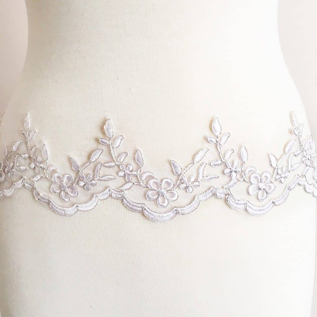 Cressida Scallop Organza Lace Trim Cressida Scallop Organza Lace Trim