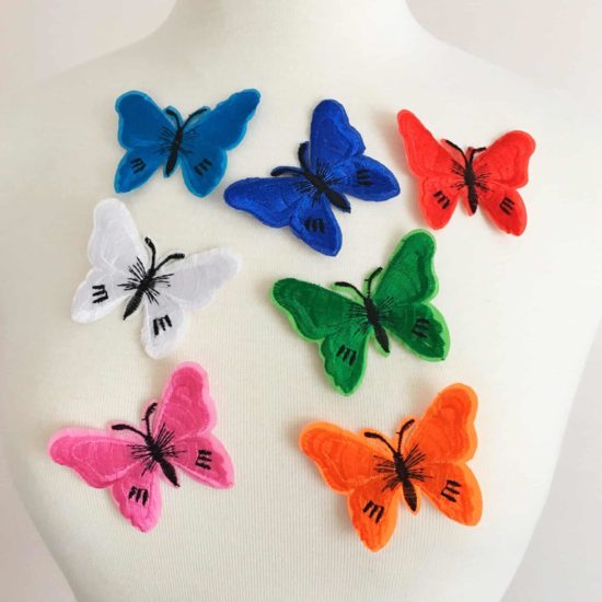 Embroidered Butterfly (Iron-On)