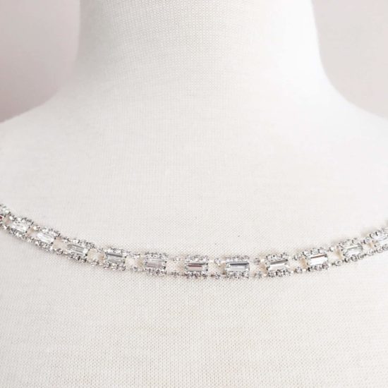 Petit Baguette Crystal Chain