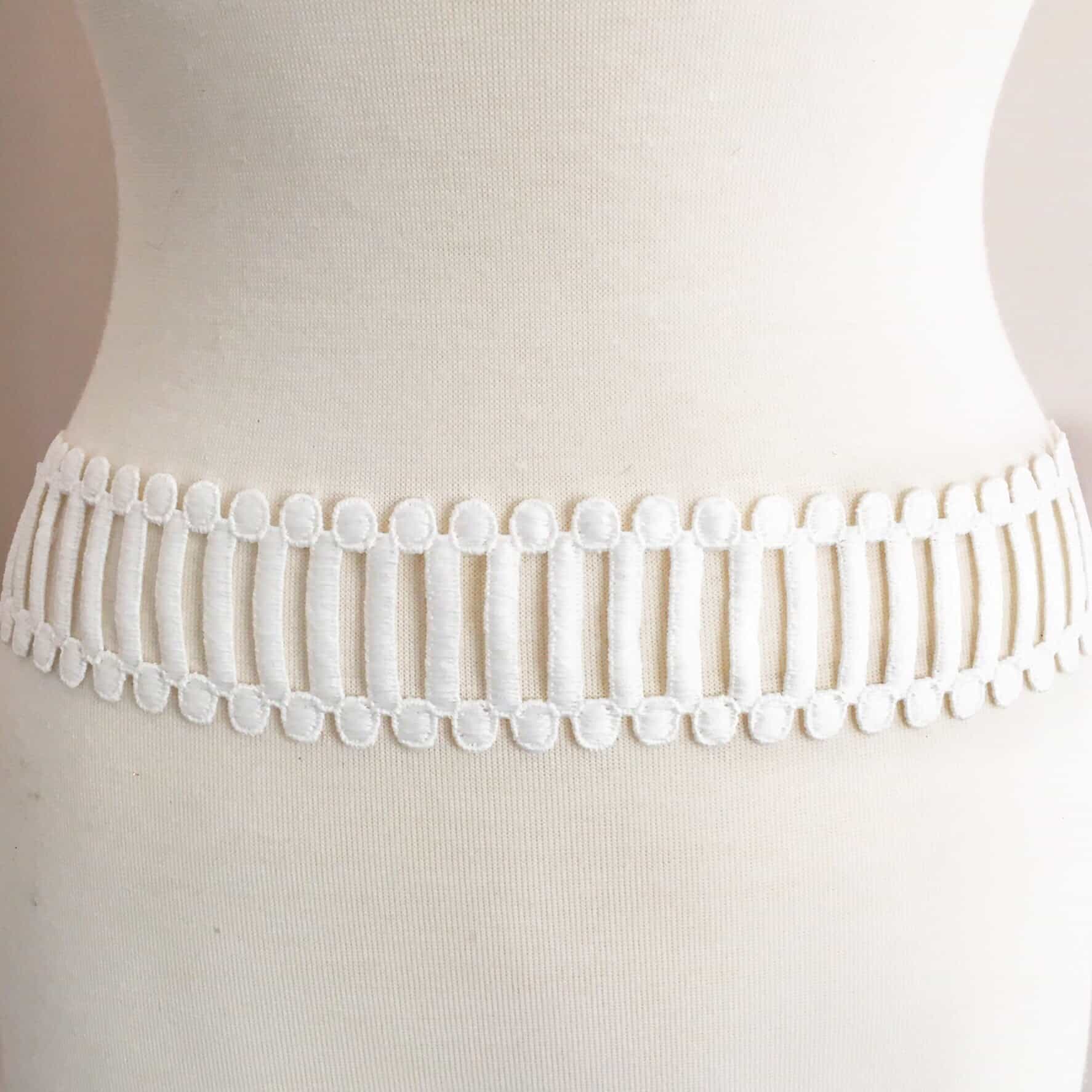 Ladder Lace Border Trim - Shine Trim