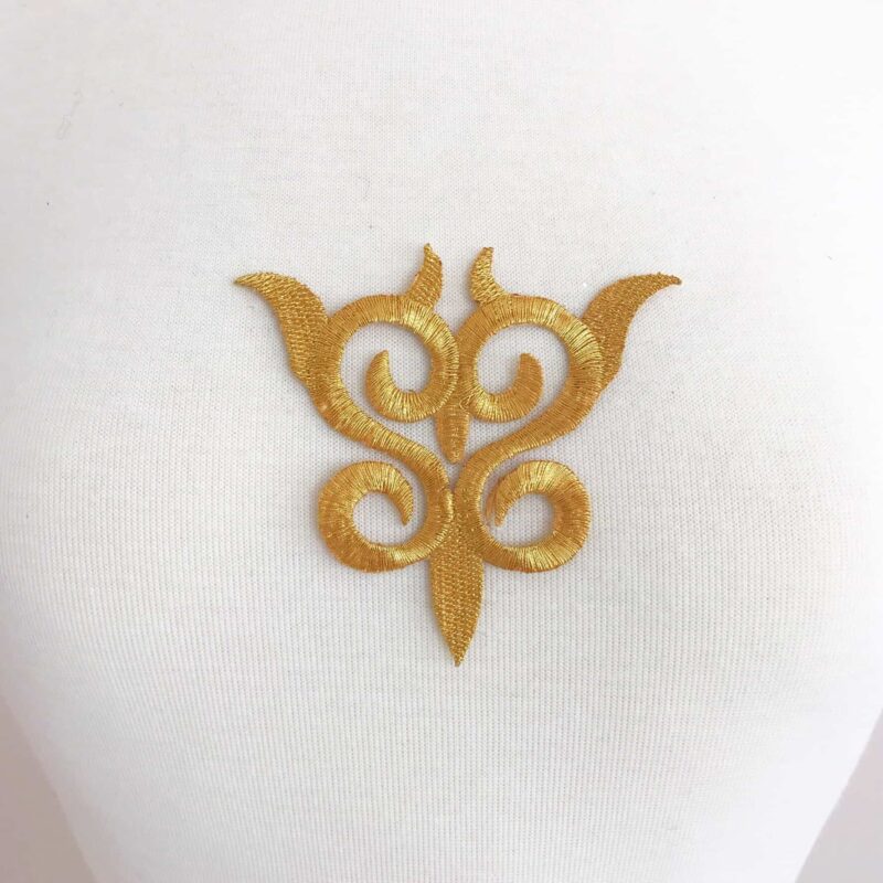 Embroidered Small Scroll (Iron-On) Embroidered Small Scroll (Iron-On)