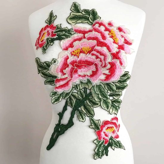 Superbloom Floral Embroidered Applique
