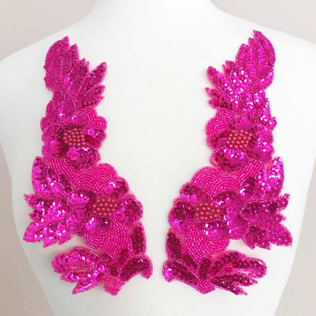 Matching Laurel Sequin Applique Shine Trim