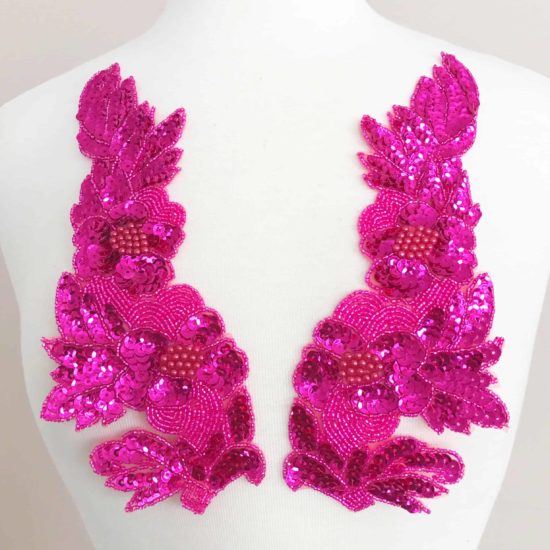 Matching Laurel Sequin Applique