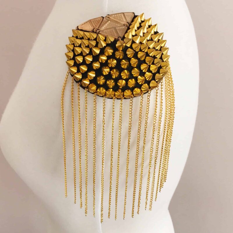 Pyramid Stud Spike Epaulet