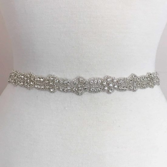 Eunice Rhinestone Beaded Trim