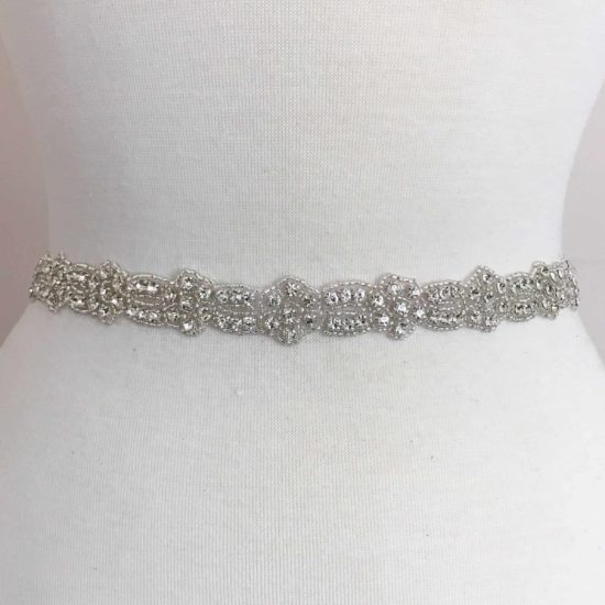 Eunice Rhinestone Beaded Trim