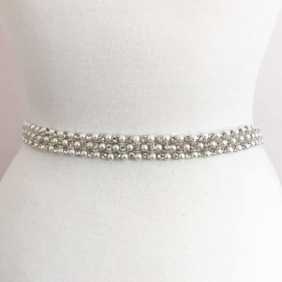 *SALE* Pearl Luxe Rhinestone Trim (Iron-On)