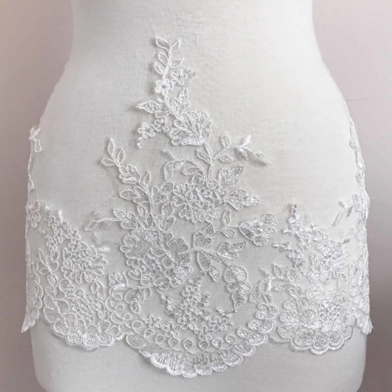 Lavelle Floral Alencon Lace Trim