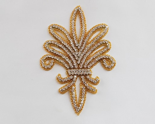 Fleur de lis Rhinestone Applique