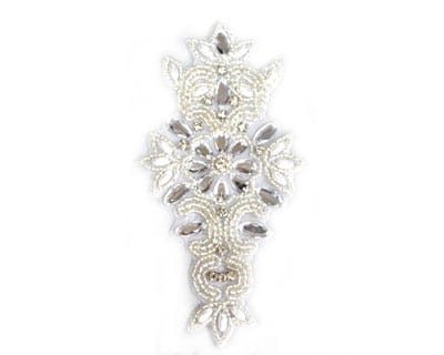 Beaded Rhinestone Applique