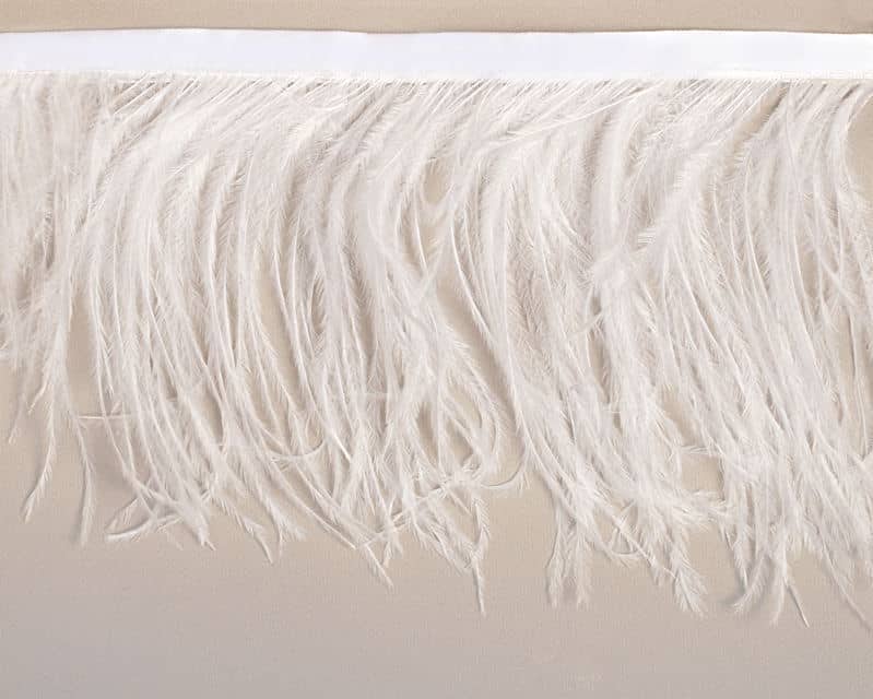 White Ostrich Feathers, 10/pkg