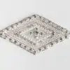Rhinestone Pearl Rhombus Applique