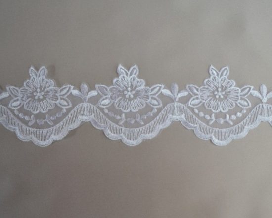 Ivory Myosotis Floral Lace Applique