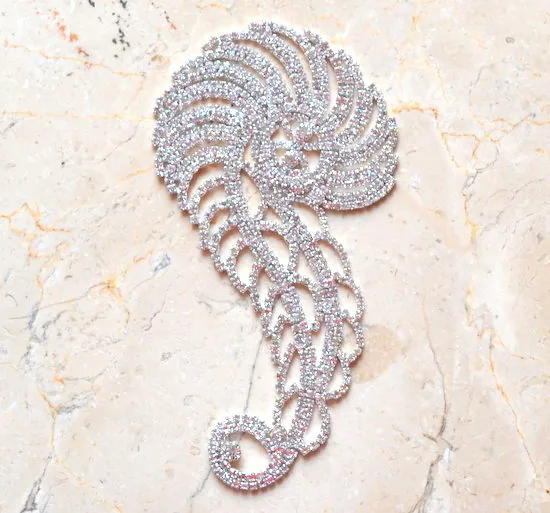 Clef Rhinestone Ornament 1 Clef Rhinestone Ornament