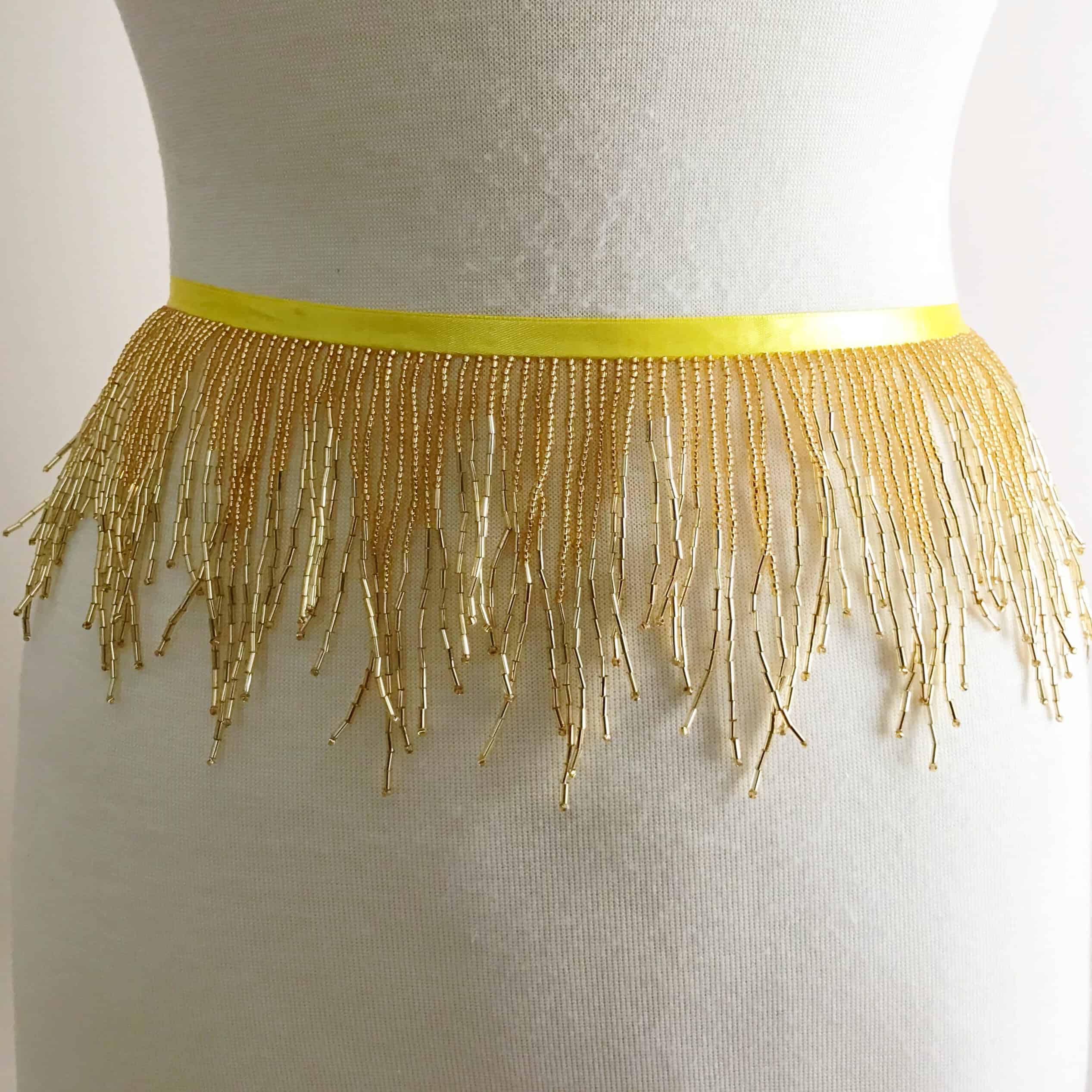 2.75 Variegated Beaded Fringe (Color: Coral) - Shine Trim