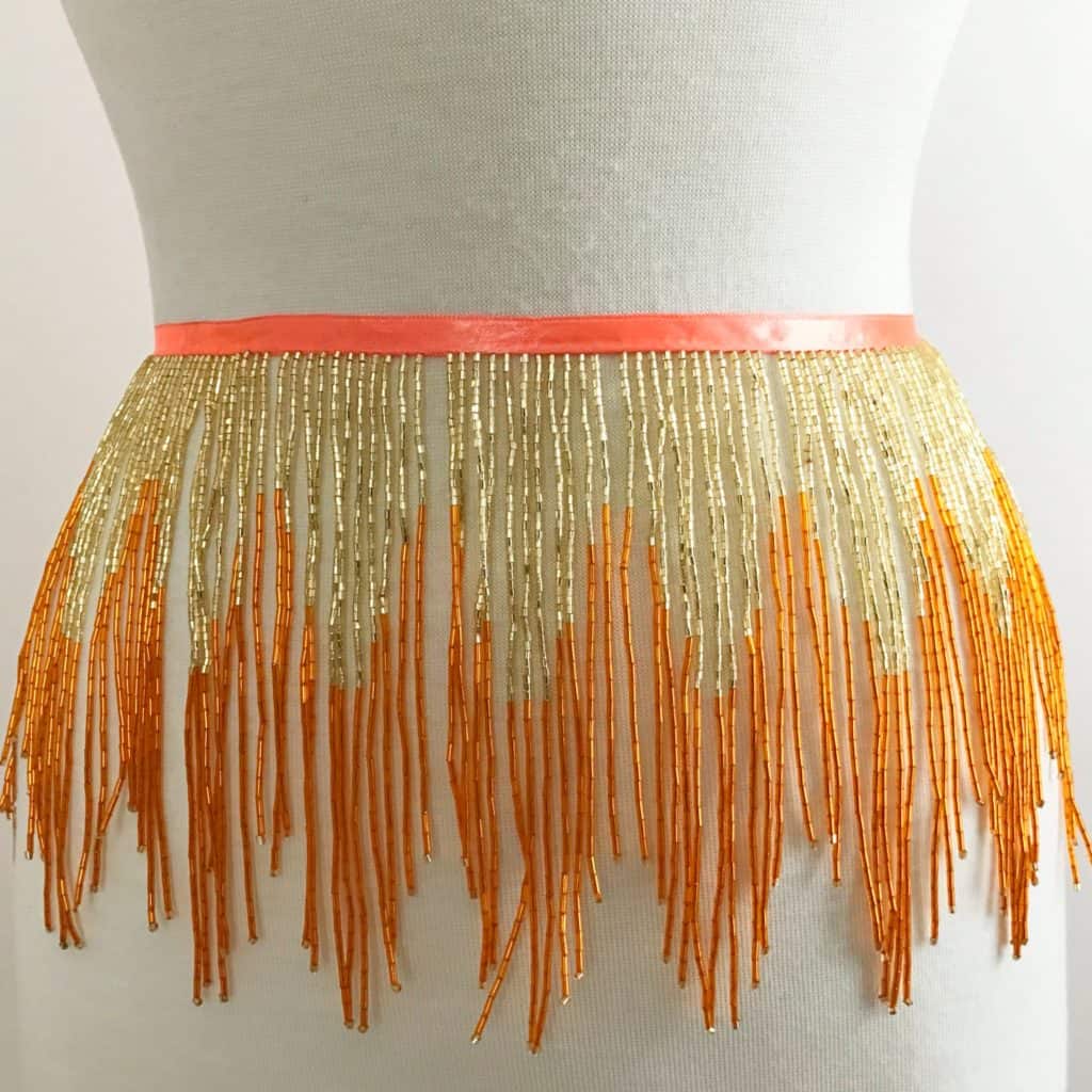 6.75″ Variegated Beaded Fringe Shine Trim