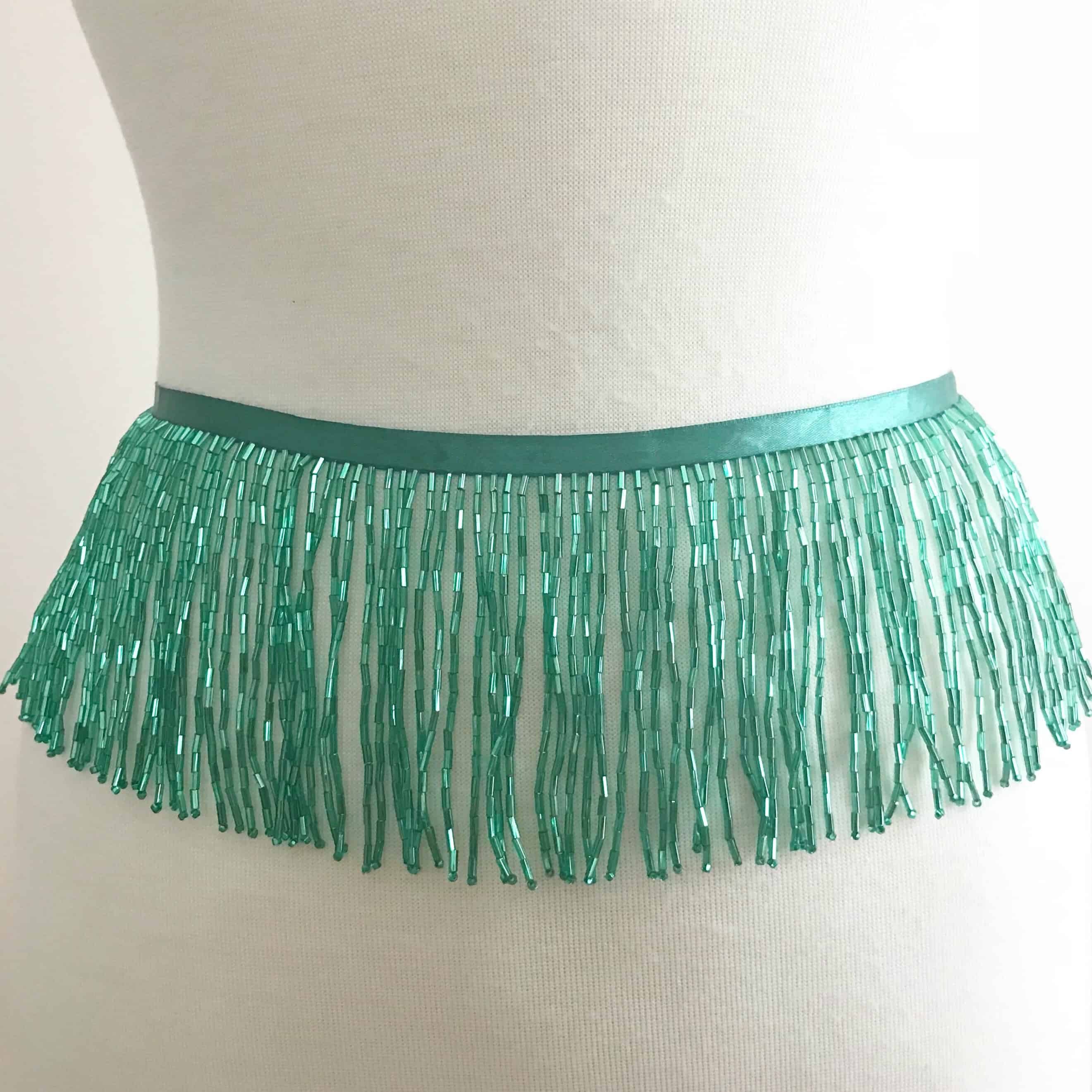 4" Straight Beaded Fringe | Shine Trim