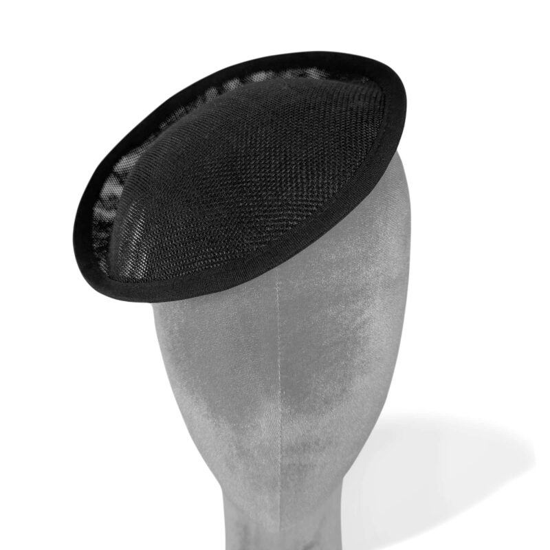 Untitled Artwork Asymmetrical Saucer Buckram Fascinator Base