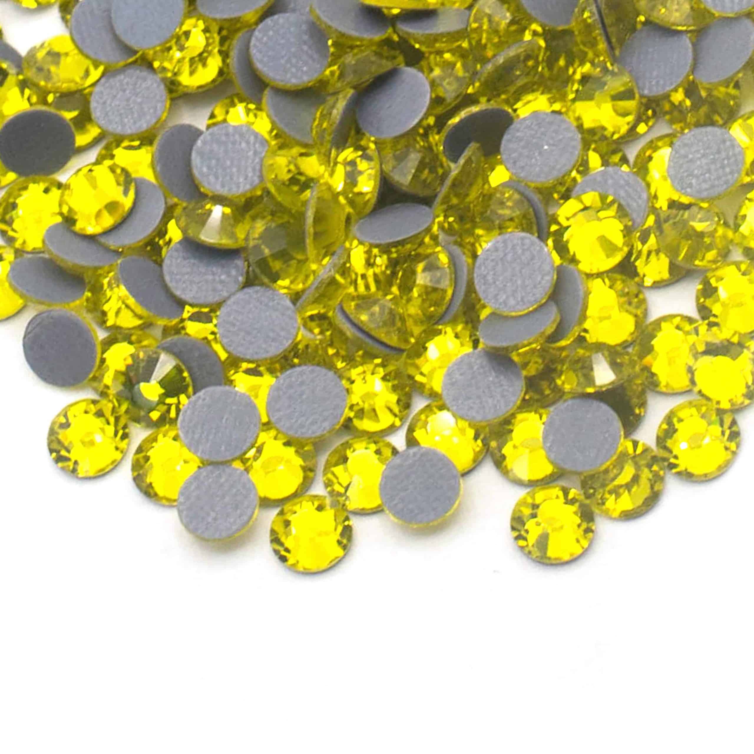 Citrine Yellow Flatback Rhinestones - Bling Your Things - Rhinestones