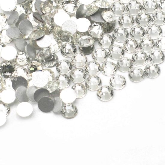 Premium Flatback Rhinestones (Black Diamond) SS16,SS20,SS30