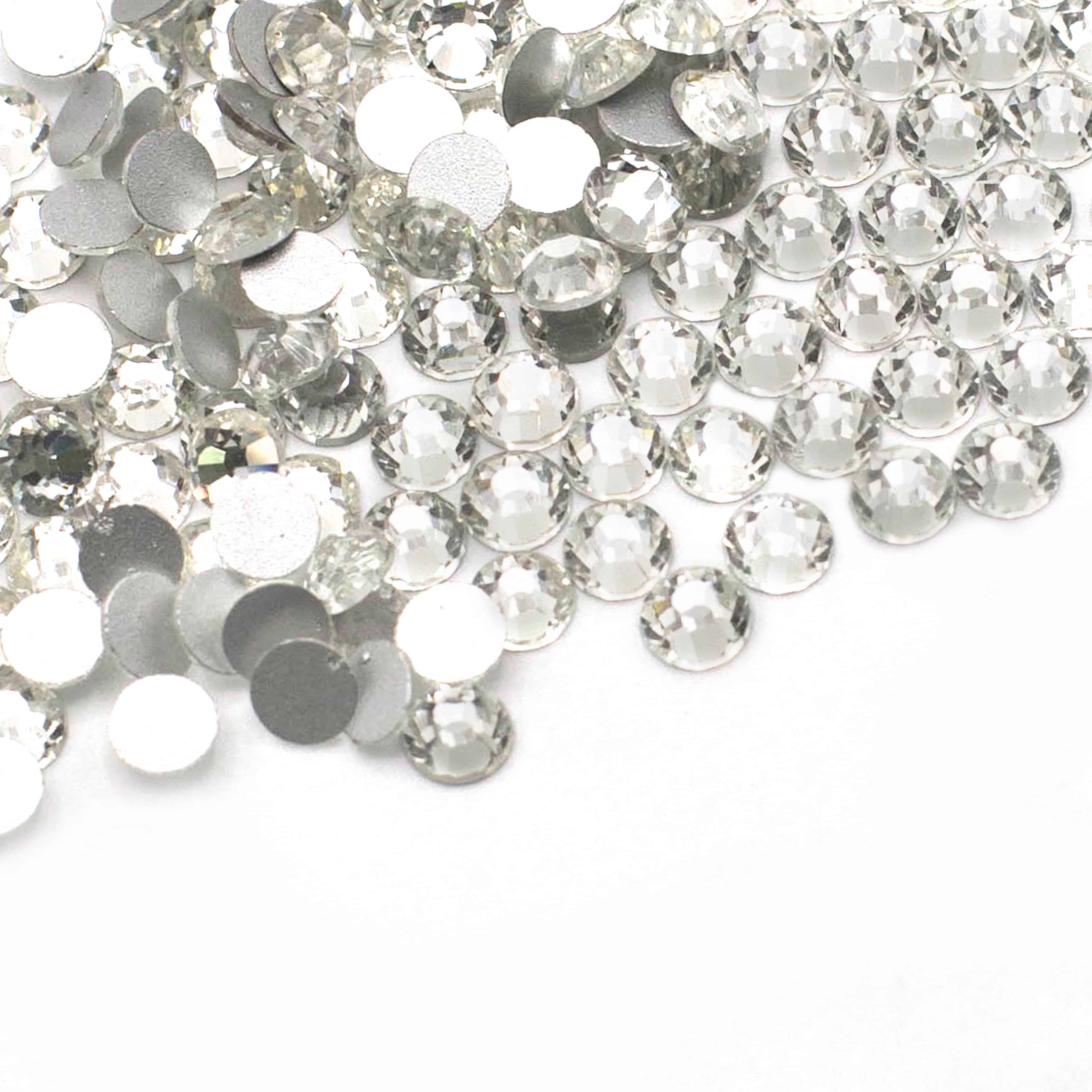 Premium Flatback Rhinestones (Crystal) SS16,SS20,SS30 | Shine Trim