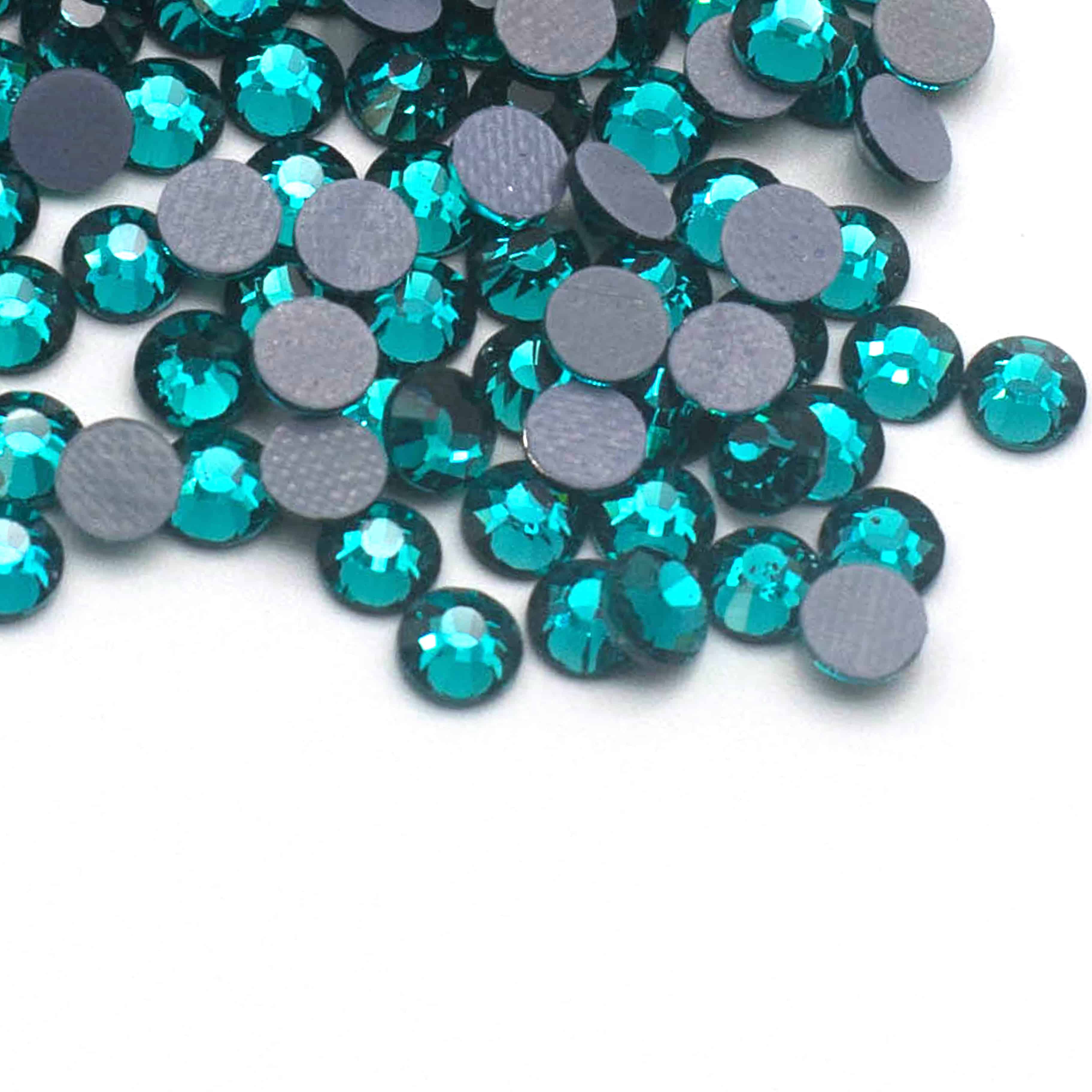 50 Strass Hotfix Blue Zircon DMC Rhinestones SS20 Quantity can be Selected Turquoise Blue AAA