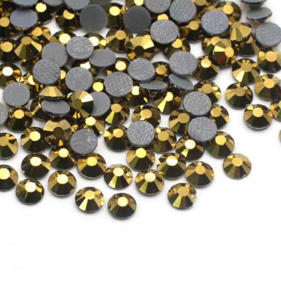 BULK FLATBACK LUXE® Aurum Gold Rhinestones